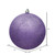 Vickerman 12" Lavender Glitter Ball Christmas Ornament