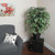 Vickerman 4' Artificial Variegated Extra Full Bush Rattan Basket