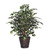 Vickerman 4' Artificial Variegated Extra Full Bush Rattan Basket