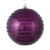Vickerman 4.75" Plum Candy Finish Ball Christmas Ornament with Glitter Lines 4 per Bag