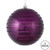  Vickerman 4.75" Plum Candy Finish Ball Christmas Ornament with Glitter Lines 4 per Bag 