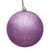 Vickerman 4" Orchid Glitter Sequin Ball Christmas Ornament with Drilled and Wired Cap 6 per Bag