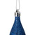Vickerman 5.5" Midnight Blue Finial Drop Christmas Ornament Assorted 4 Finish 8 per Pack