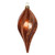 Vickerman 12" Copper Glitter Swirl Drop Christmas Ornament