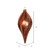 Vickerman 12" Copper Glitter Swirl Drop Christmas Ornament