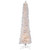 Vickerman 7.5' x 24" White Pencil Artificial Christmas Tree Warm White 8 function 3MM LED Lights