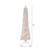 Vickerman 7.5' x 24" White Pencil Artificial Christmas Tree Warm White 8 function 3MM LED Lights