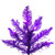 Vickerman 3' Purple Fir Artificial Christmas Tree Purple  Dura-lit LED Lights