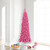Vickerman 6.5' Flocked Pink Pencil Fir Artificial Christmas Tree Unlit