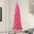  Vickerman 9' Flocked Pink Slim Fir Artificial Christmas Tree Unlit 