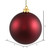  Vickerman 3" Wine Matte Ball Christmas Ornament 32 per Box 