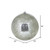 Vickerman 10" Pewter Shiny Mercury Ball Christmas Ornament