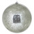  Vickerman 10" Pewter Shiny Mercury Ball Christmas Ornament 