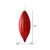 Vickerman 8" Wine Shiny Line Finial Christmas Ornament Pack of 4