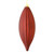 Vickerman 8" Burgundy Matte Line Finial Christmas Ornament Pack of 4