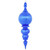 Vickerman 28" Blue Shiny Finial Christmas Ornament