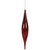  Vickerman 13" Burgundy Mercury Rain Drop Christmas Ornament Pack of 2 