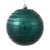 Vickerman 4.75" Sea Blue Candy Finish Ball Christmas Ornament with Glitter Lines 4 per Bag