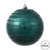 Vickerman 4.75" Sea Blue Candy Finish Ball Christmas Ornament with Glitter Lines 4 per Bag