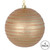  Vickerman 4.75" Cafe Latte Candy Finish Ball Christmas Ornament with Glitter Lines 4 per Bag 