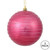 Vickerman 6" Mauve Candy Finish Ball Christmas Ornament with Glitter Lines 3 per Bag