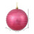  Vickerman 6" Mauve Candy Finish Ball Christmas Ornament with Glitter Lines 3 per Bag 