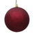 Vickerman 8" Burgundy Glitter Ball Christmas Ornament