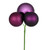  Vickerman 18" Plum Ball Ornament Christmas Pick 4 per set 
