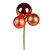 Vickerman 18" Coral Ball Ornament Christmas Pick 4 per set
