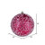  Vickerman 10" Fuchsia Glitter Hail Ball Christmas Ornament 