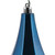 Vickerman 8" Blue Candy Finish Diamond Finial Christmas Ornament Pack of 2
