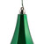 Vickerman 8" Green Candy Finish Diamond Finial Christmas Ornament Pack of 2