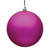 Vickerman 6" Fuchsia Matte Ball Christmas Ornament 4 per Bag