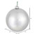  Vickerman 10" Silver Shiny Ball Christmas Ornament 