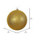Vickerman 15.75" Antique Gold Glitter Ball Christmas Ornament