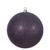  Vickerman 15.75" Plum Glitter Ball Christmas Ornament 