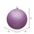 Vickerman 15.75" Orchid Glitter Ball Christmas Ornament