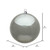 Vickerman 15.75" Pewter Shiny Ball Christmas Ornament