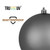 Vickerman 20" Giant White Christmas Ornament