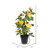 Vickerman 21" Artificial Yellow Rose Plant in Pot