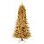  Vickerman 4.5' x 32" Gold Fir Artificial Christmas Pencil Tree Unlit 