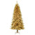 Vickerman 9' x 52" Gold Fir Artificial Christmas Pencil Tree Warm White Dura-Lit LED Lights
