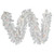 Vickerman 9' Crystal White Spruce Artificial Christmas Garland Multi-Colored LED Mini Lights
