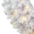 Vickerman 30" Crystal White Spruce Artificial Christmas Wreath with Pure White LED Mini Lights