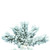 Vickerman 5' Flocked Spruce Artificial Christmas Tree Unlit