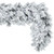 Vickerman 9' x 16" Flocked Alaskan Artificial Christmas Garland Pure White LED Mini Lights