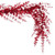 Vickerman 6' Red Artificial Eucalyptus Glitter Garland