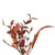 Vickerman 22" Autumn Orange Artificial Assorted Leaf Wreath with Berries