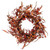  Vickerman 22" Autumn Orange Artificial Assorted Leaf Wreath with Berries 