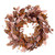  Vickerman 22" Green Brown Artificial Leaf Wreath 